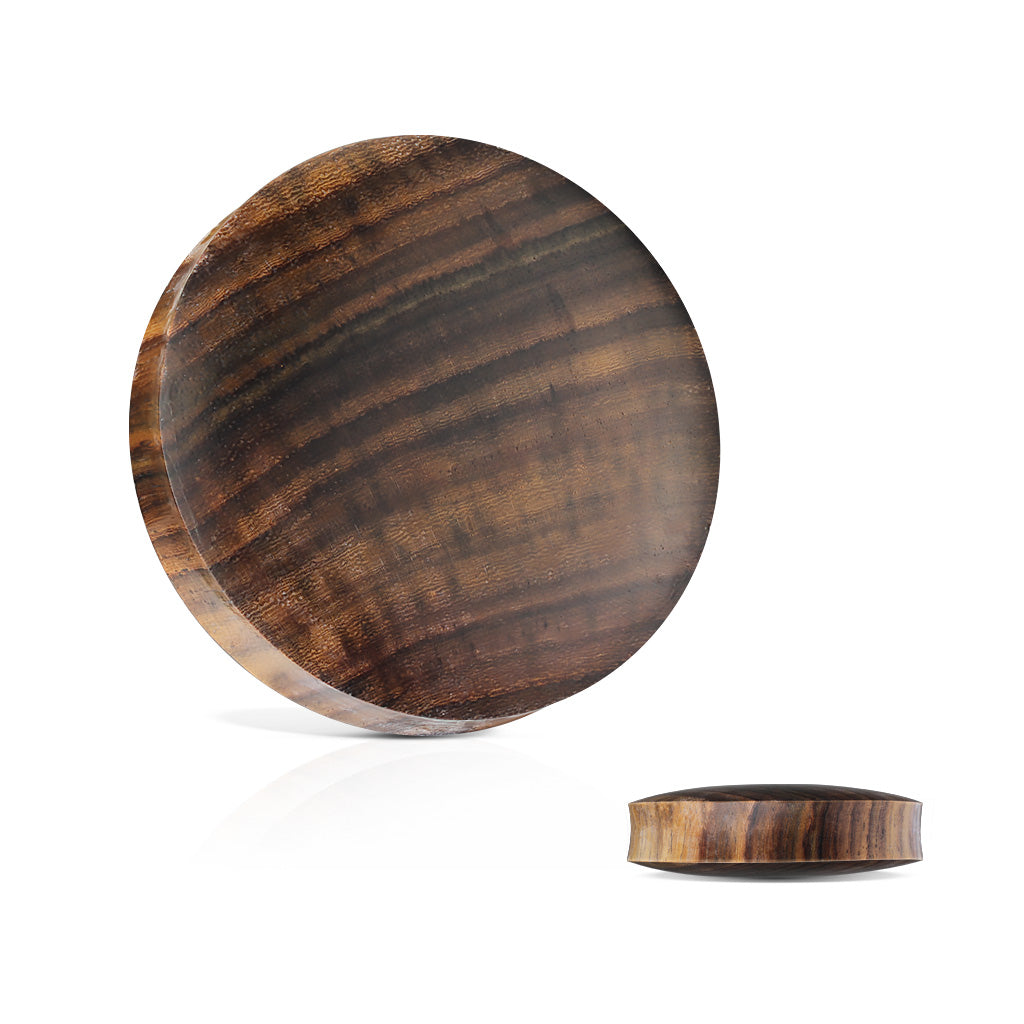 Sono Wood Double Flare Plugs 8g - 2"