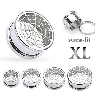 Double Flare Tunnel Circle Spider Tunnels 2g - 5/8"