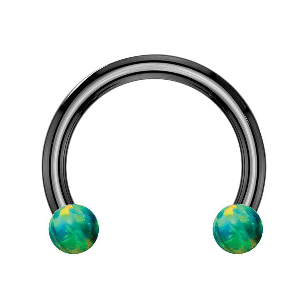 PVD Opal Circular Barbell Teal
