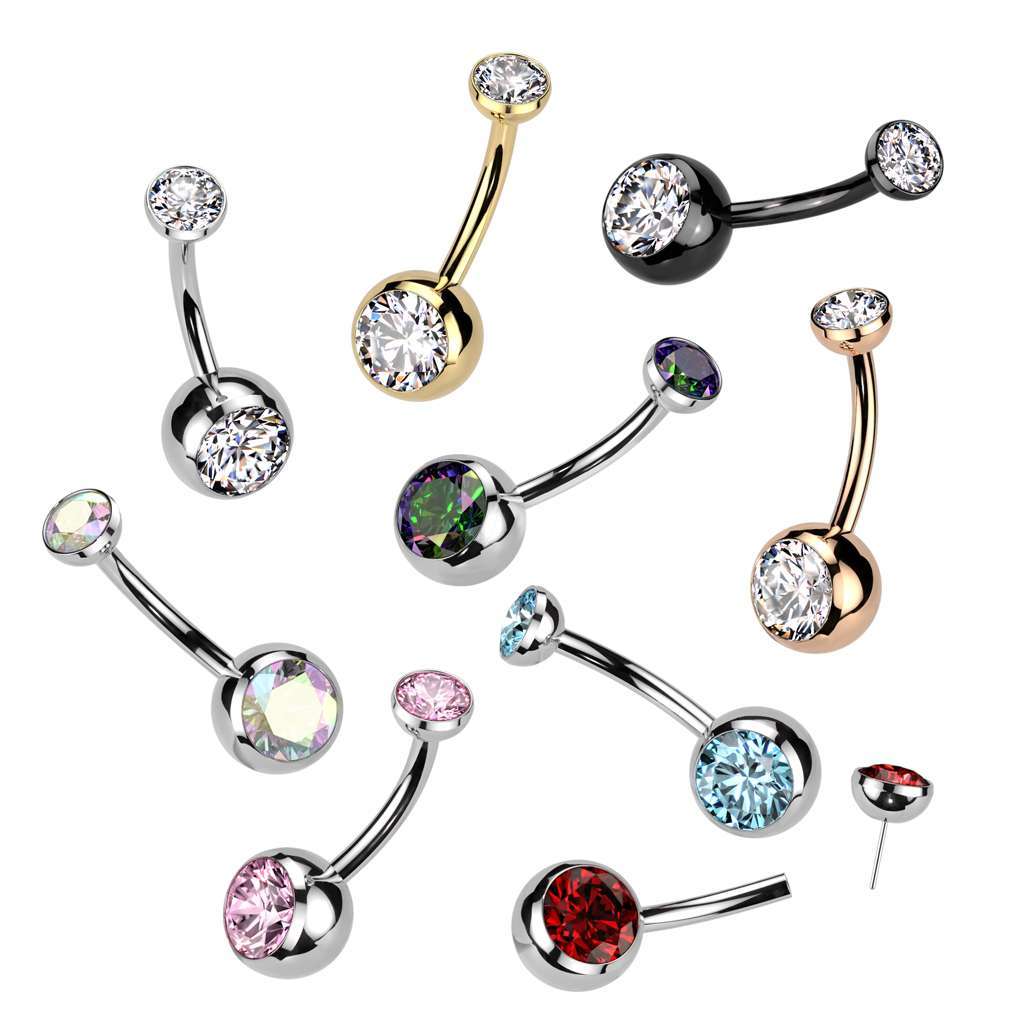 Premium Luxe Grade 23 Ti Belly Barbell $74.50