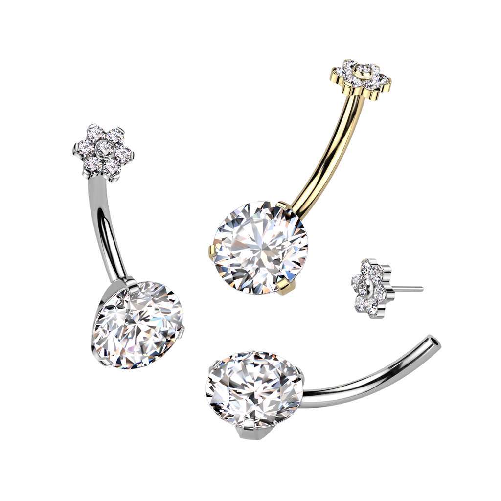 Premium Luxe Grade 23 Ti Belly Barbell $84.50