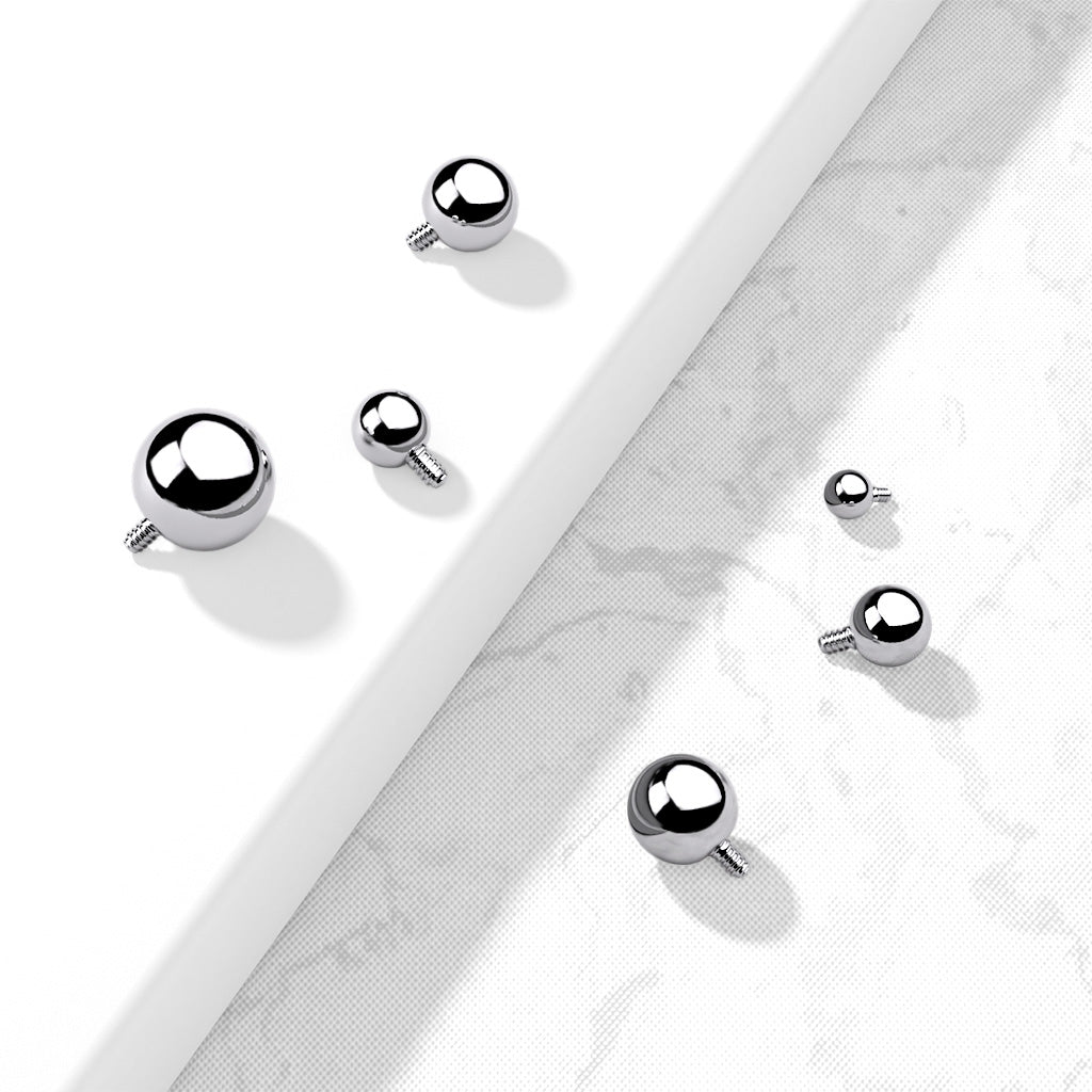 Premium G23 Titanium Internally Threaded Bead 16g-14g