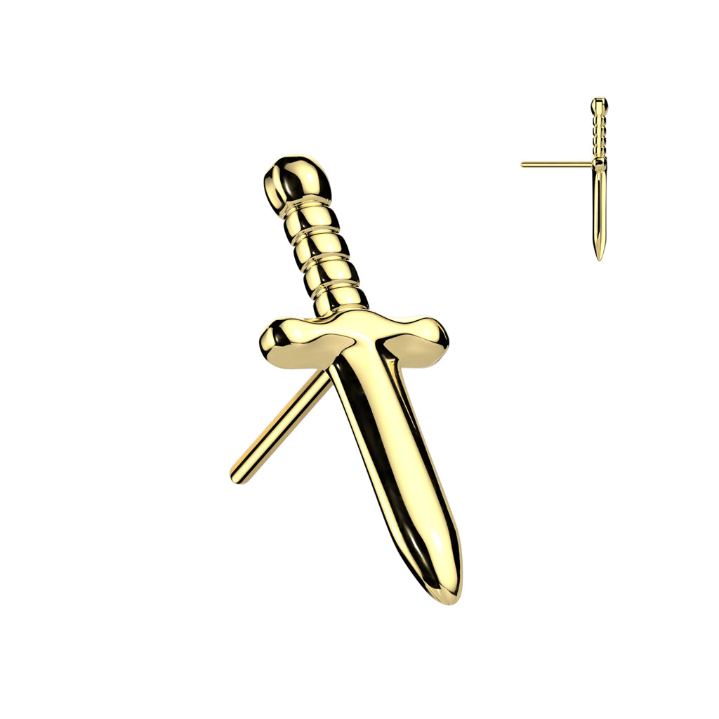 Premium G23 Titanium Dagger Threadless Top