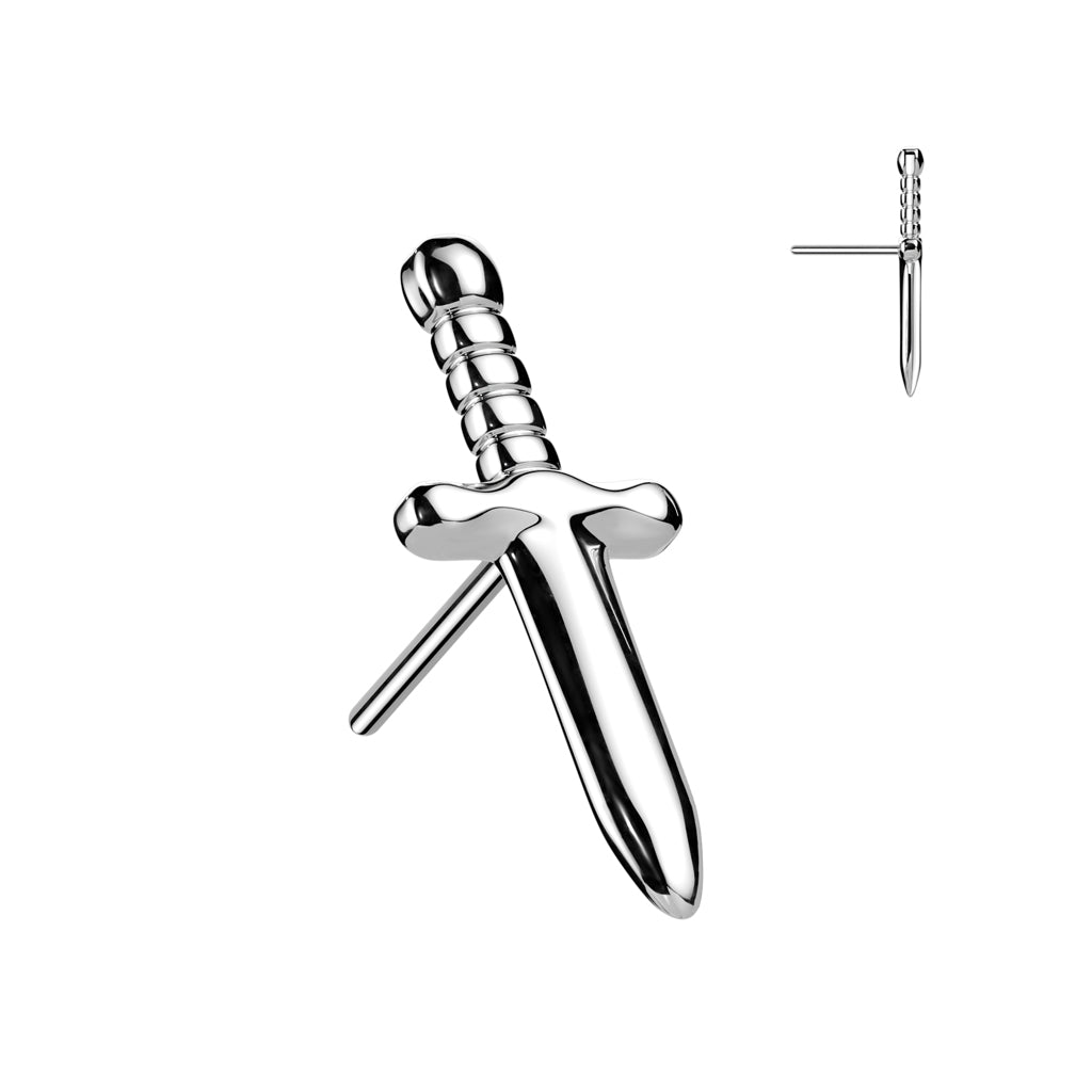Premium G23 Titanium Dagger Threadless Top