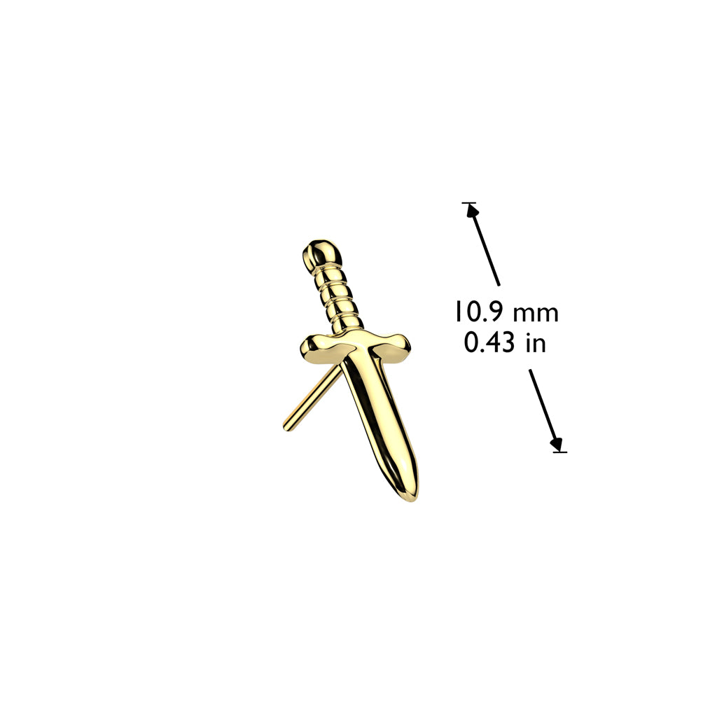 Premium G23 Titanium Dagger Threadless Top