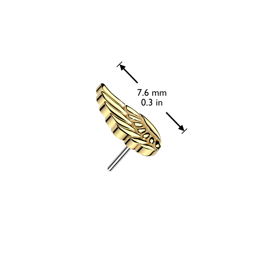 Premium G23 Titanium Wing Fancy Threadless Top