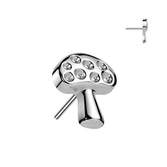 Premium G23 Titanium Mushroom Simple Threadless Top