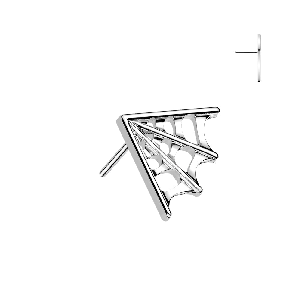 Premium G23 Titanium Spider Web Fancy Threadless Top
