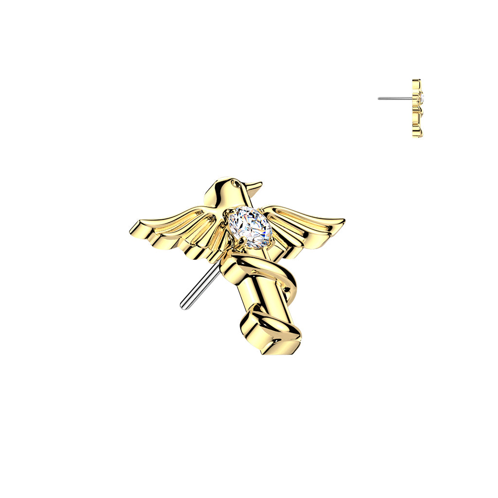Premium G23 Titanium Ascendant Wing Luxe Threadless Top