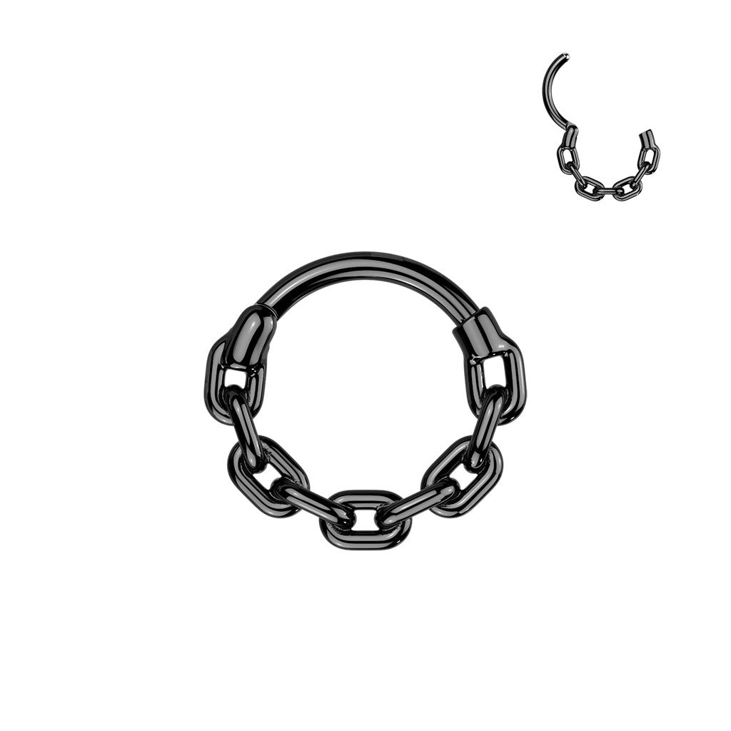 PREMIUM Linked Chain Segment Ring 16g
