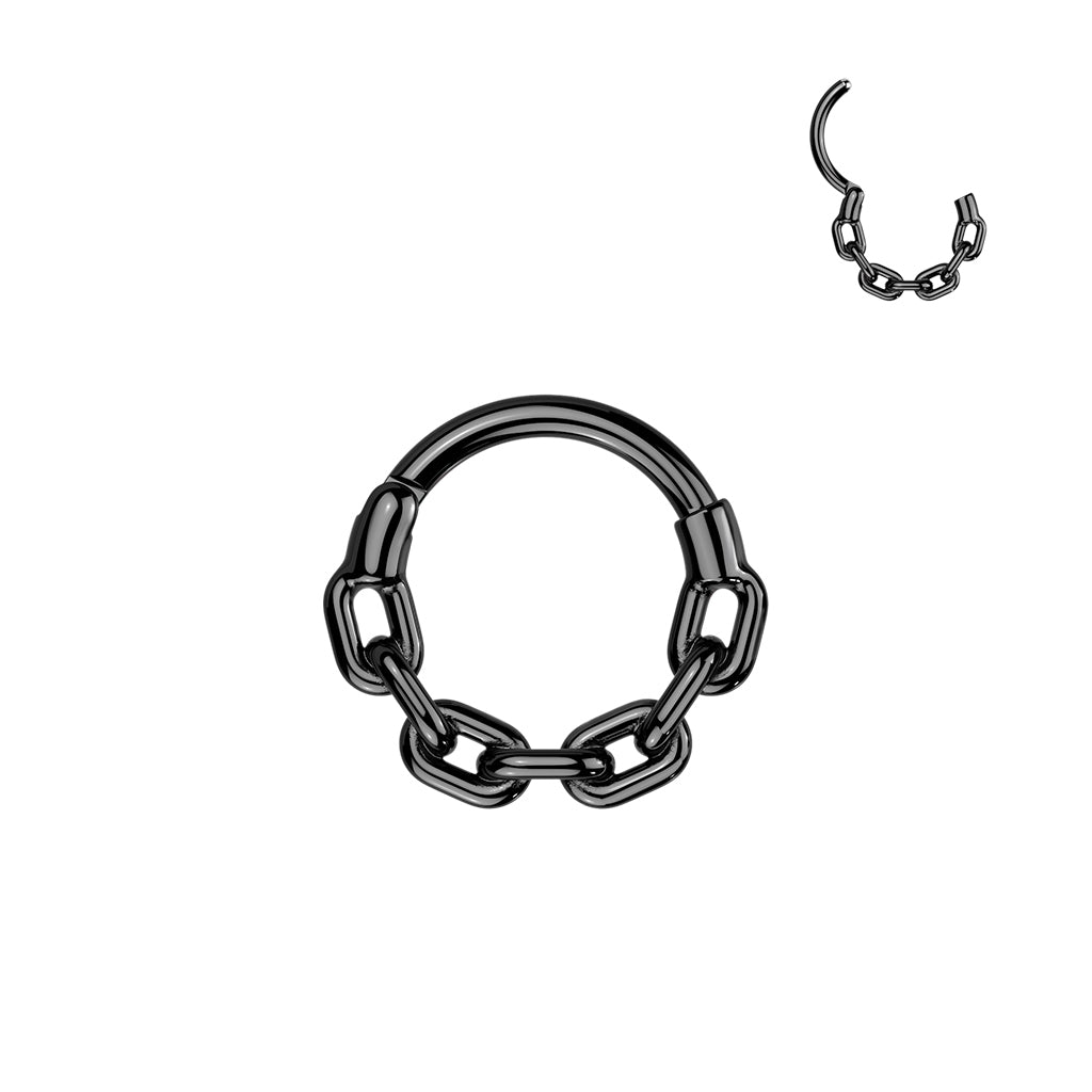 PREMIUM Linked Chain Segment Ring 16g