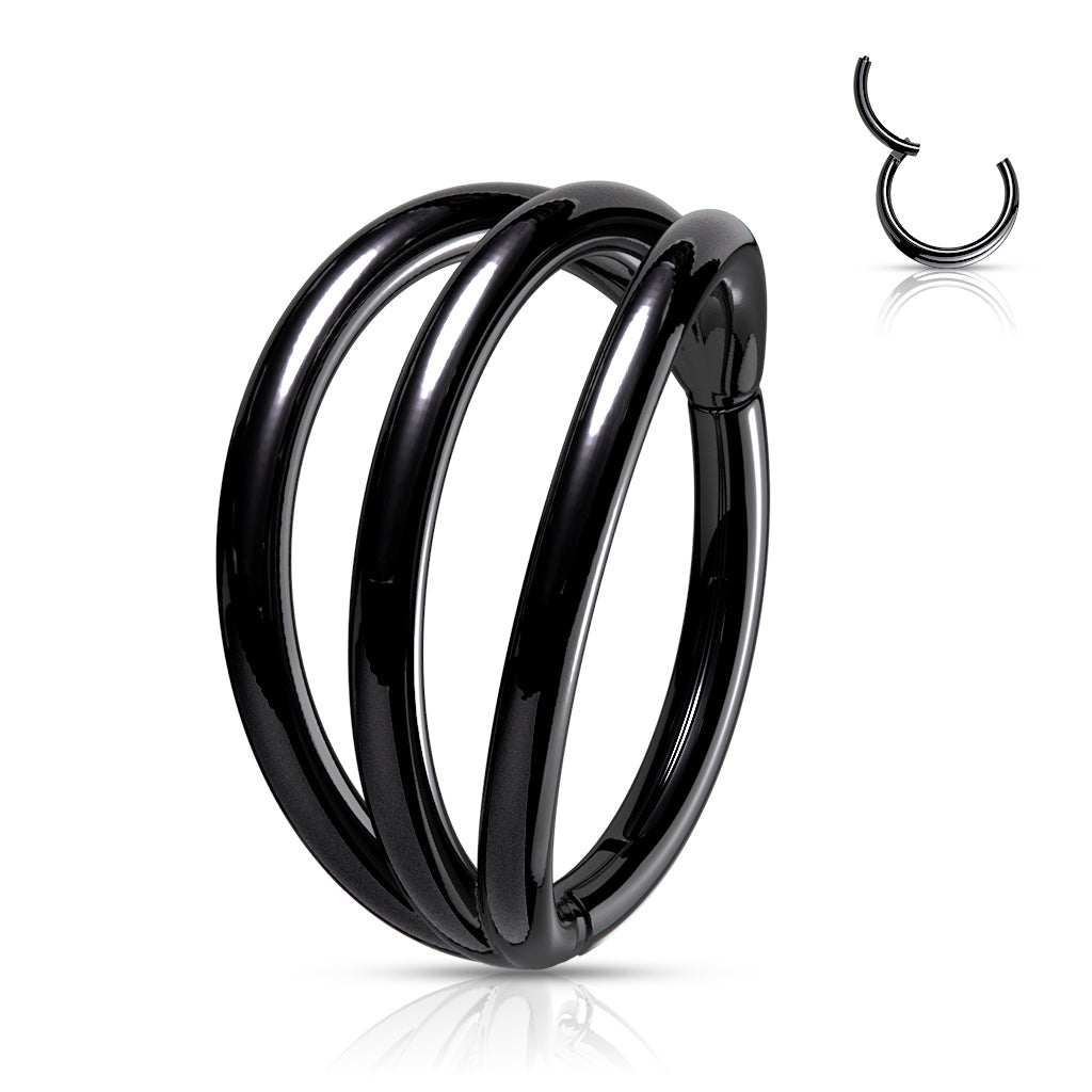 PREMIUM Triple Stack Segment Ring 16g