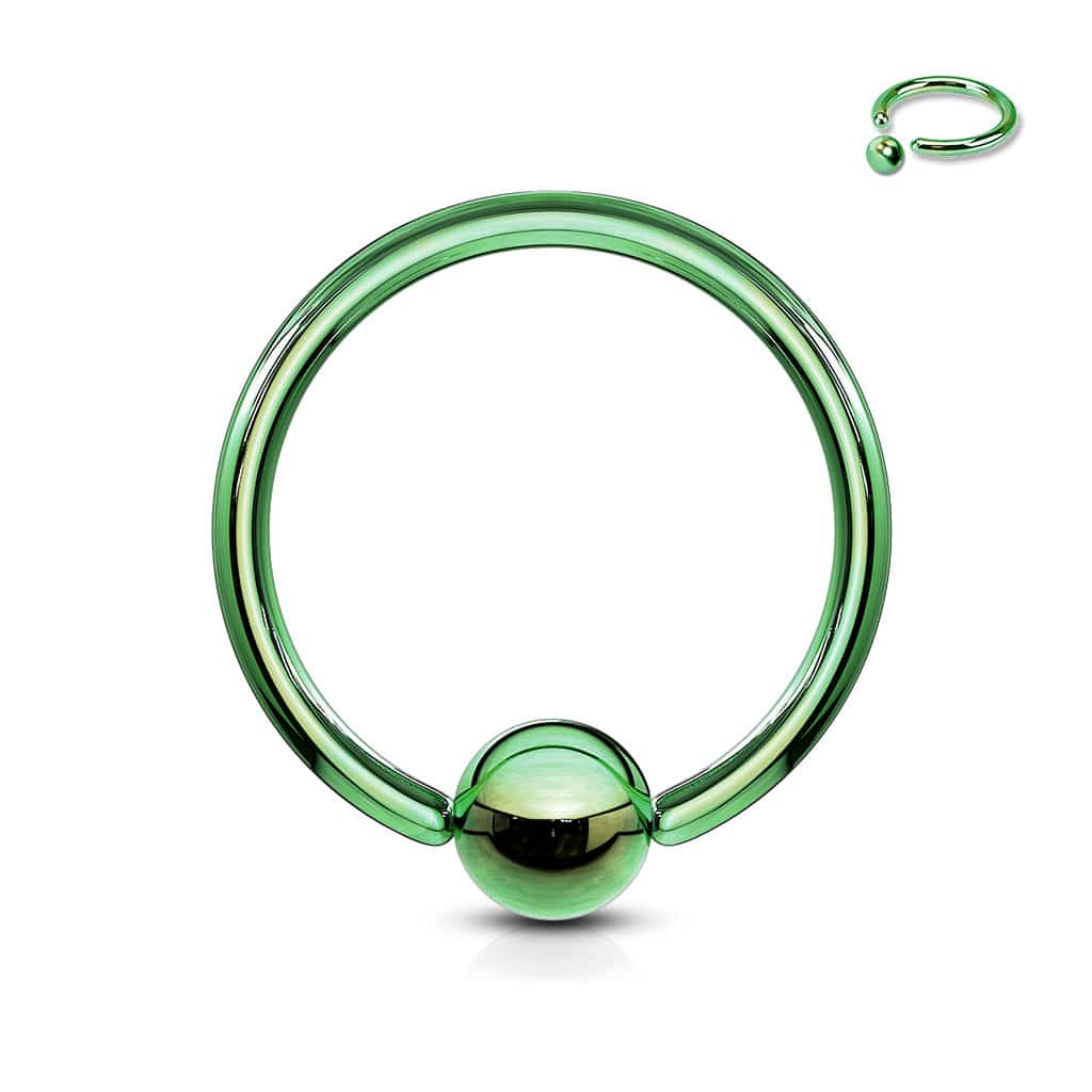 PVD Captive Bead Ring 14g