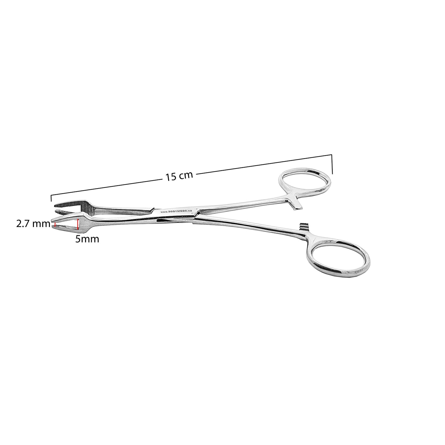 Reverse Pennington Slotted Steel Forceps