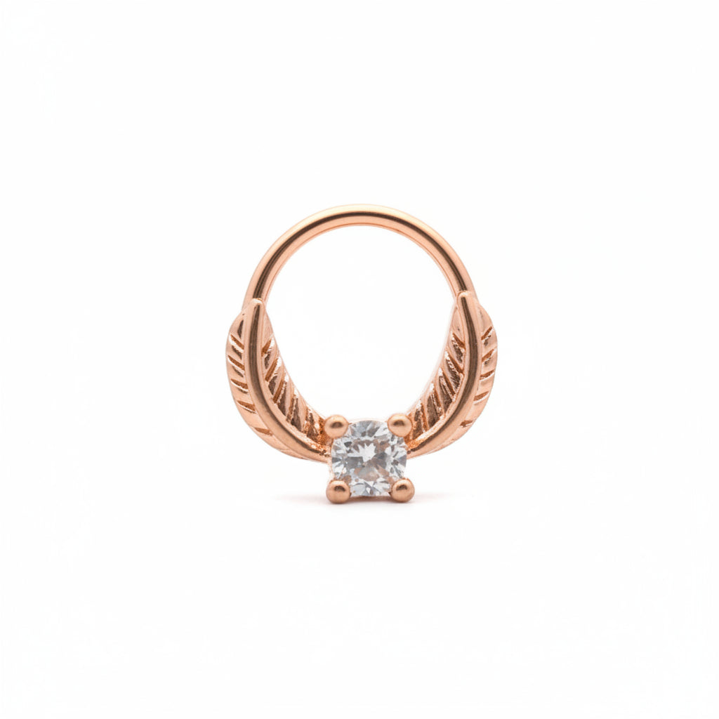 Wings Crystal Bendable Ring 16g