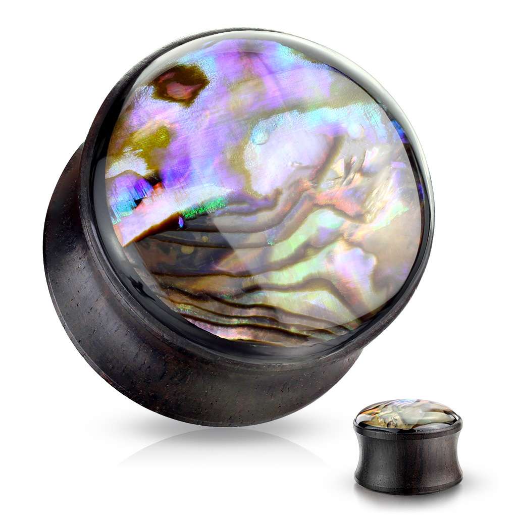 Sono Wood with Shell Inlay - Double Flare Tunnel
