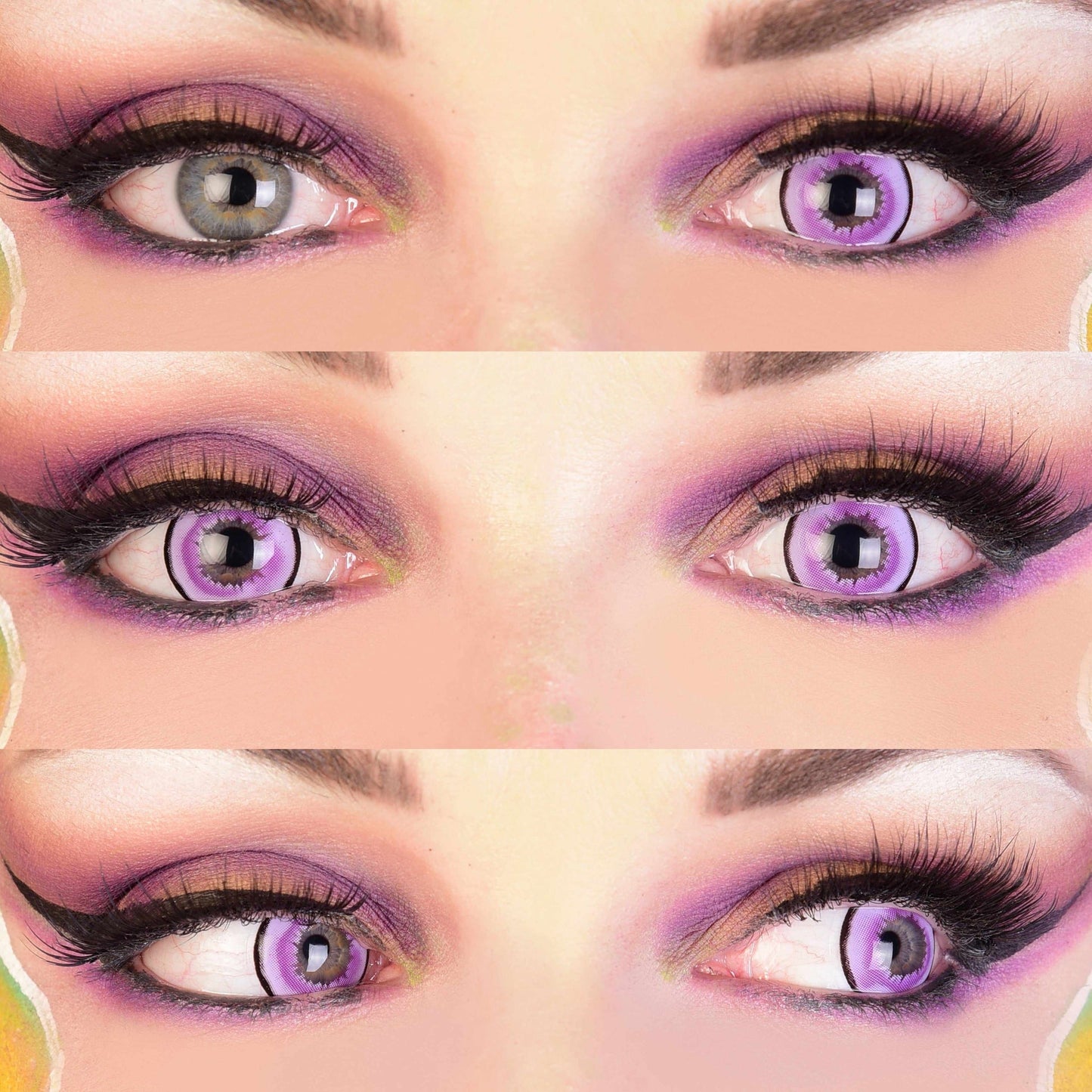 Succubus Purple Cosplay - Primal Contact Lenses