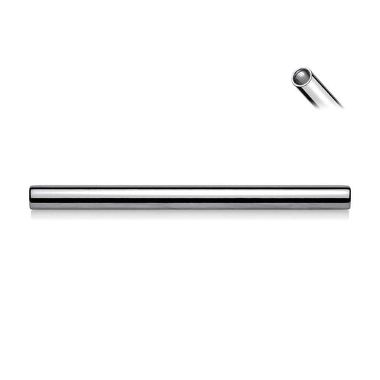 Surgical Steel Straight Internal Thread Barbell 14g