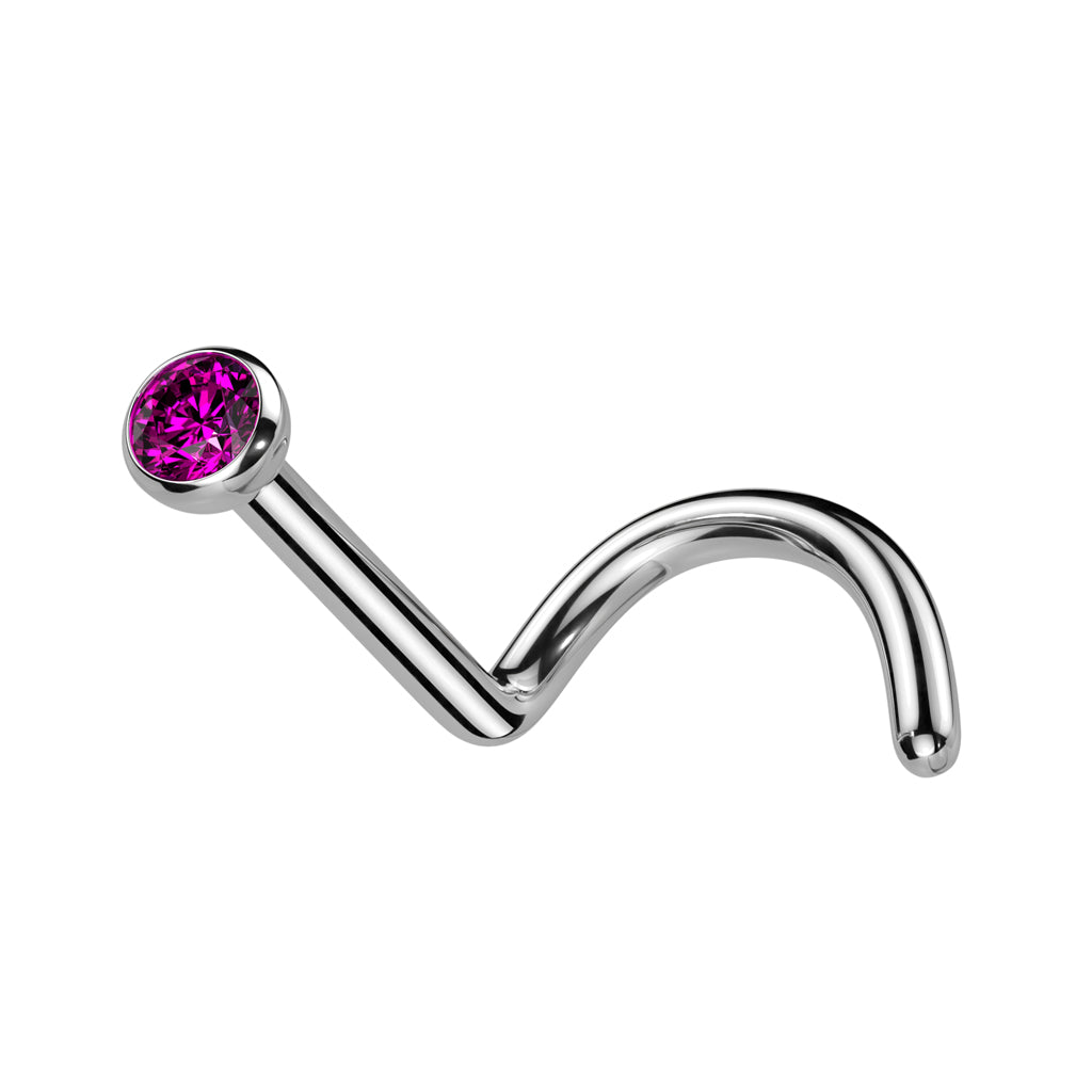 PREMIUM G23 Titanium Crystal Nose Screw 20g