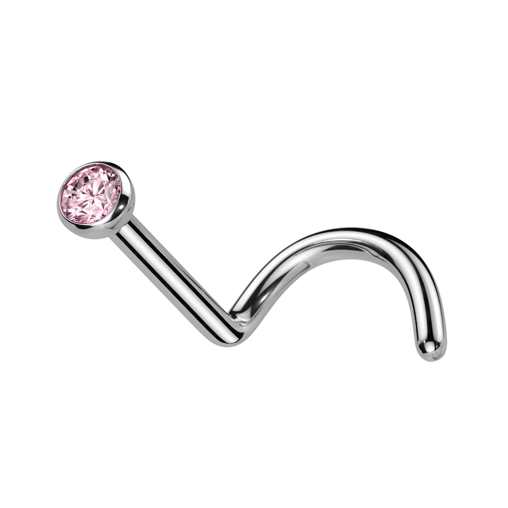 PREMIUM G23 Titanium Crystal Nose Screw 20g