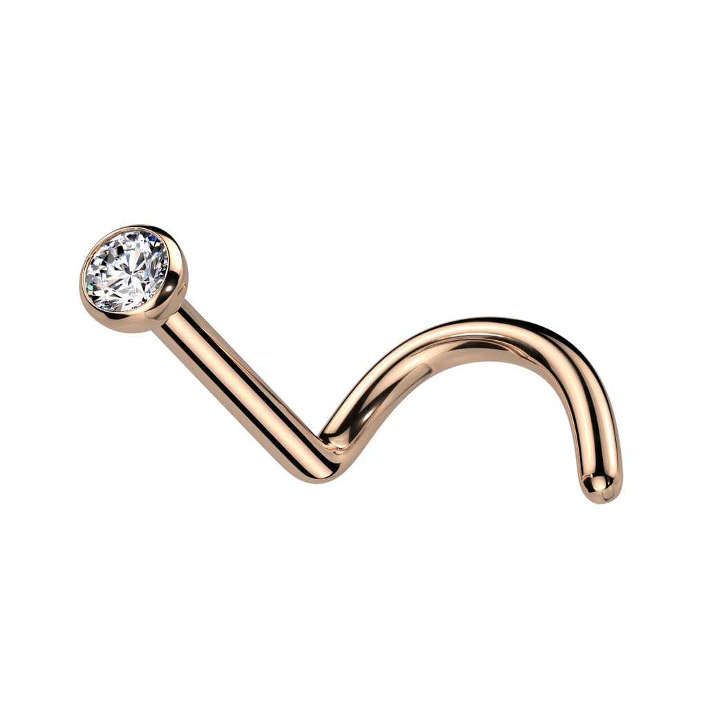 PREMIUM G23 Titanium Crystal Nose Screw 20g