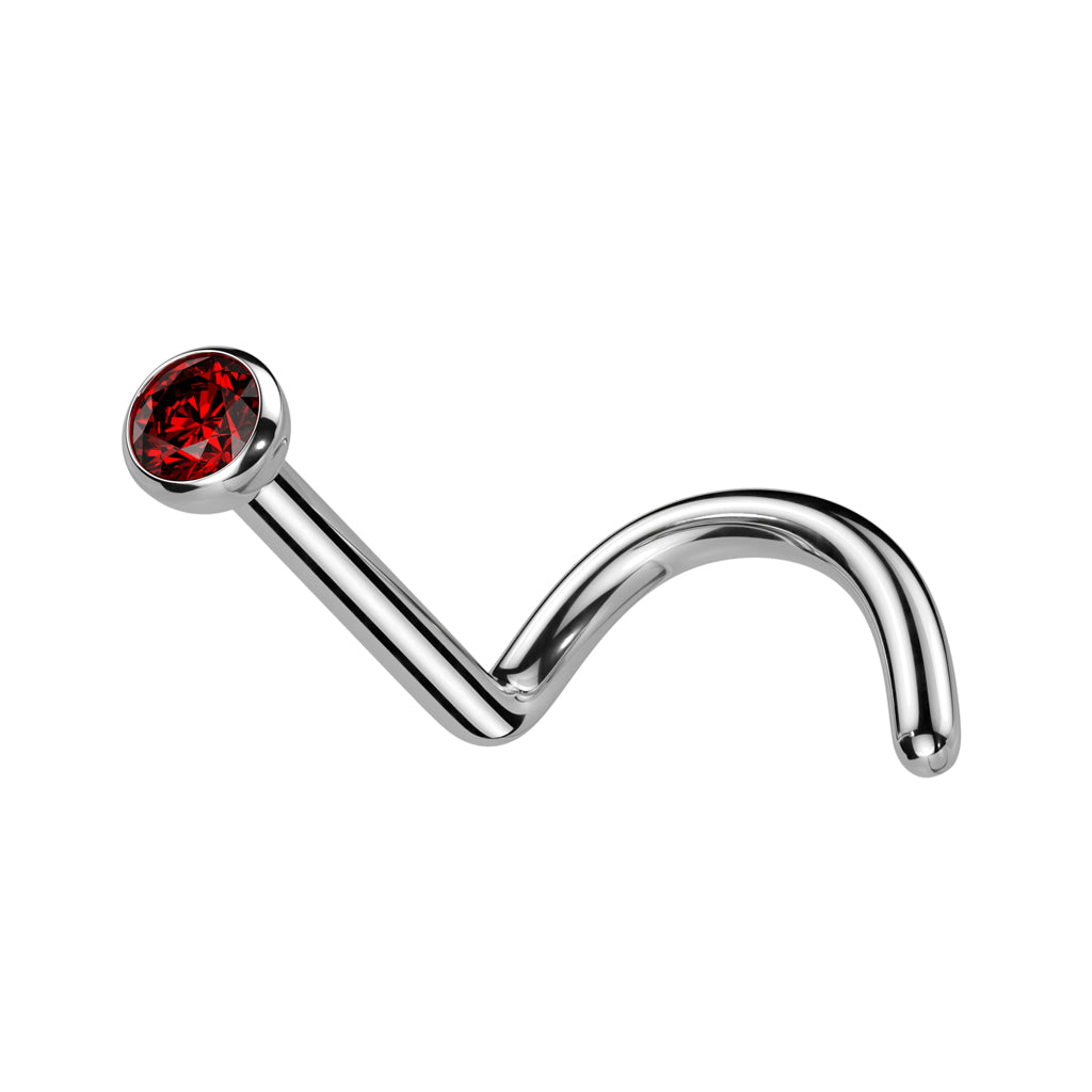 PREMIUM G23 Titanium Crystal Nose Screw 20g