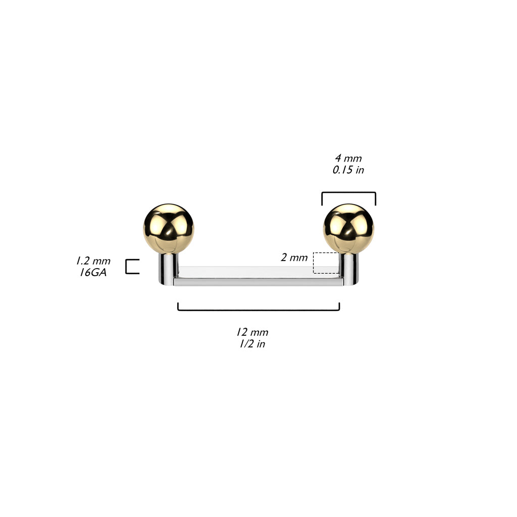 Simple Surface Barbell 16g