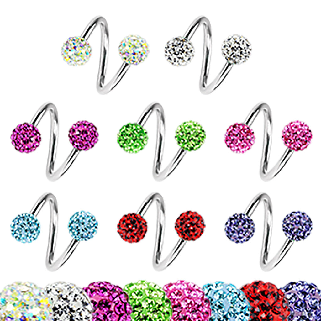 Surgical Steel Ferido Twister 16g - 14g
