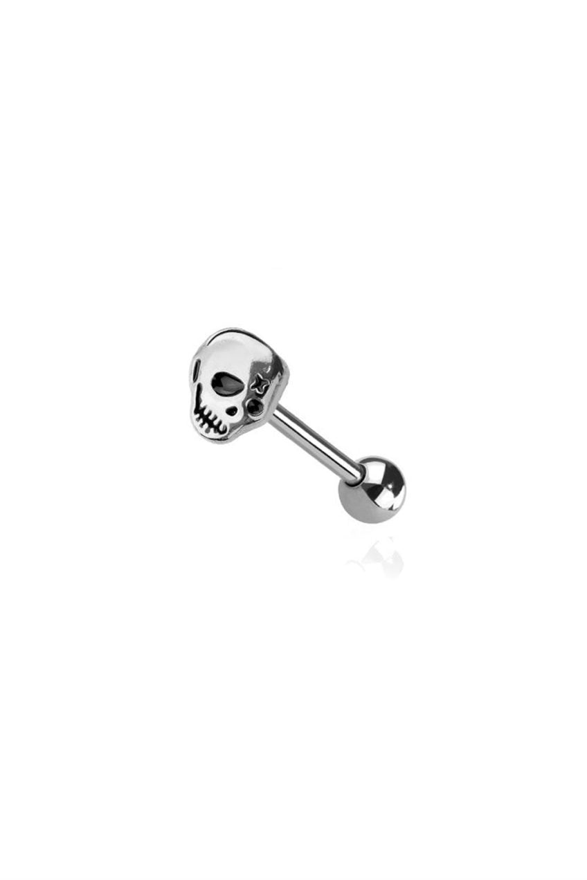 Tongue Steel Cast Skull 2