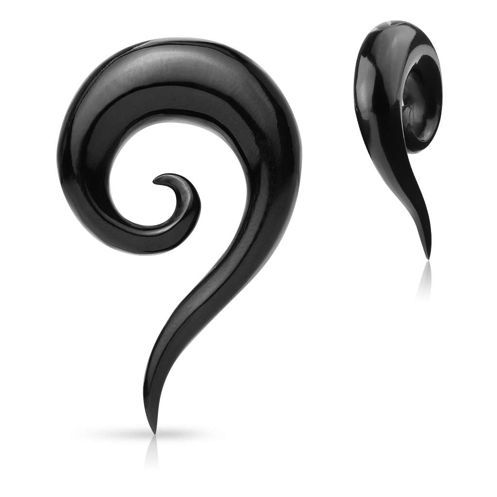 Water Buffalo Horn - Tribal Taper Sono Wood - Tribal Spiral Taper 6, 4, 2, 0, 00