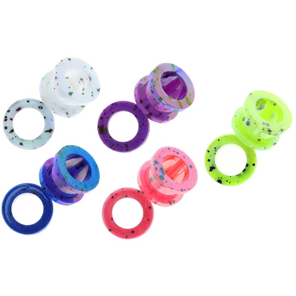 acrylic-screw-on-tunnel-machine-head-paint-colorful-metallic-splatter-candy-title
