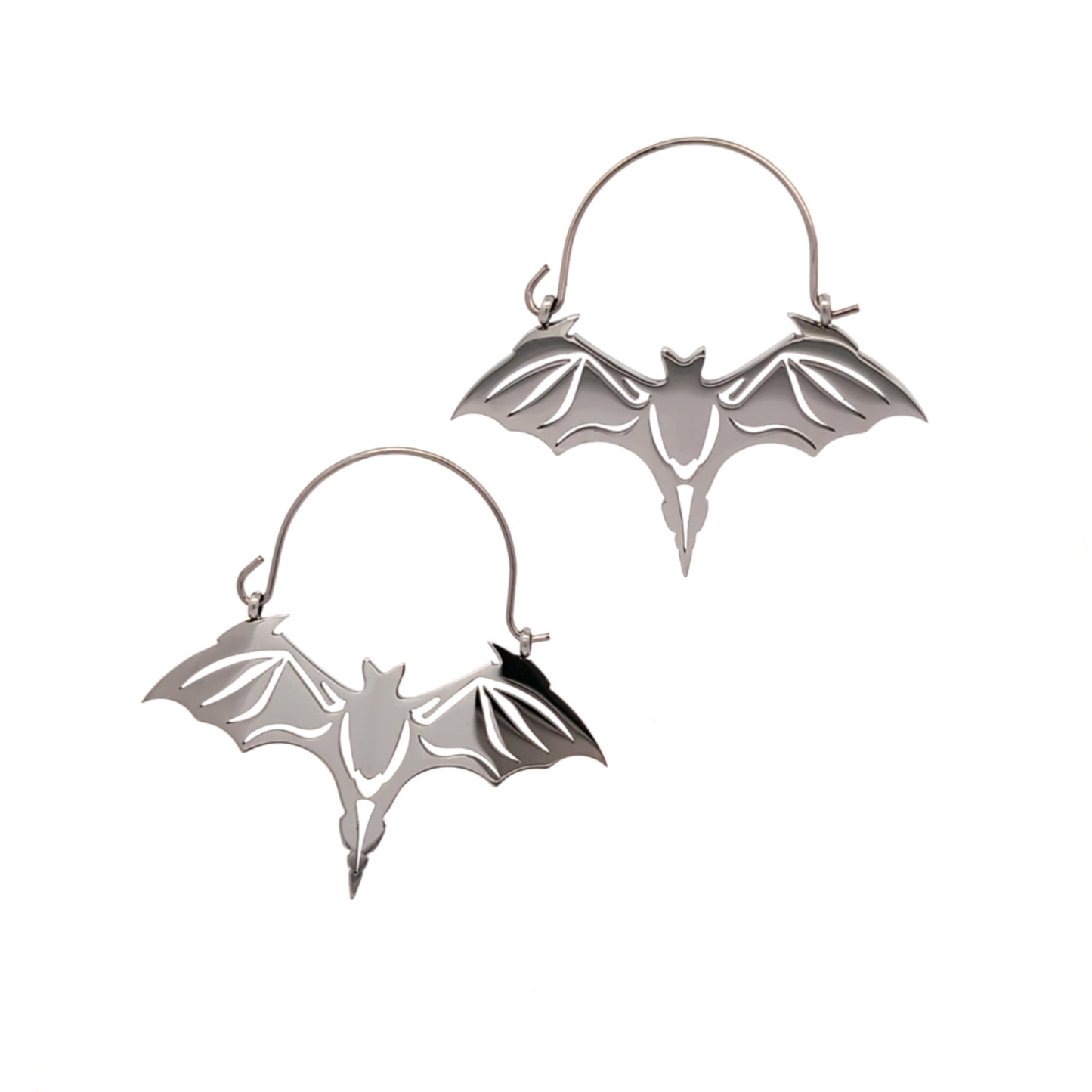 Bat Silhouette Cut-Out Tunnel Hangers