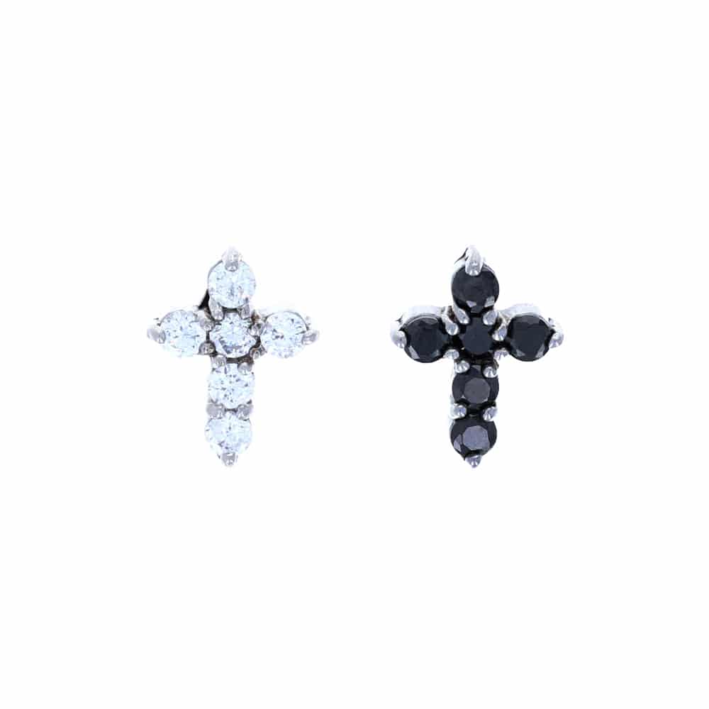 surgical-steel-stud-earring-helix-cartilage-tragus-lobe-ear-jewelled-crosses