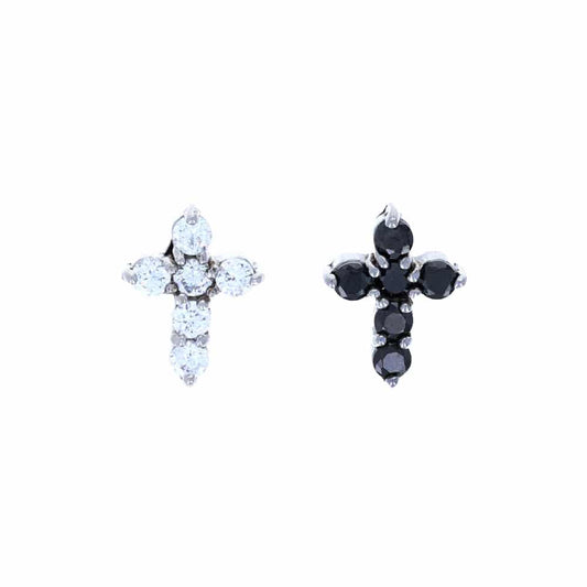 surgical-steel-stud-earring-helix-cartilage-tragus-lobe-ear-jewelled-crosses