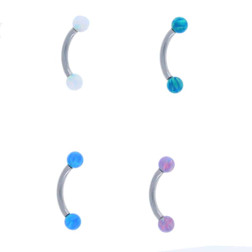cvbb-curved-barbell-16g-titanium-lip-helix-daith-tragus-rook-eyebrow-vertical-vch-navel-nipple-opal-title