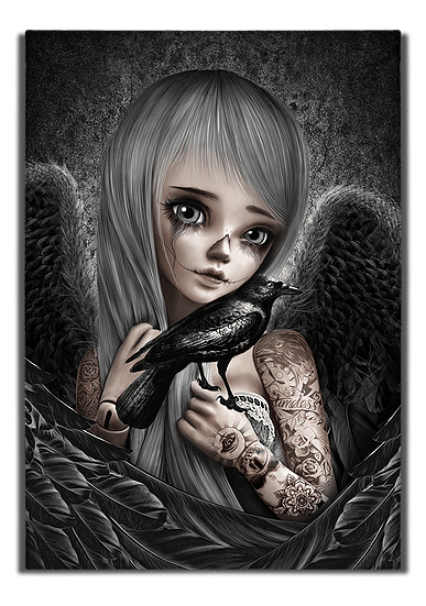 digoil-renowned-signature-collection-art-canvas-crow-doll-right