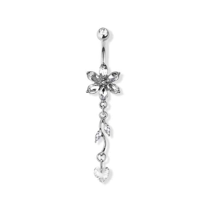 flower belly dangle