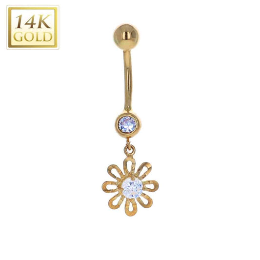 14-karat-gold-navel-belly-curved-barbell-dangle-tassel-flower