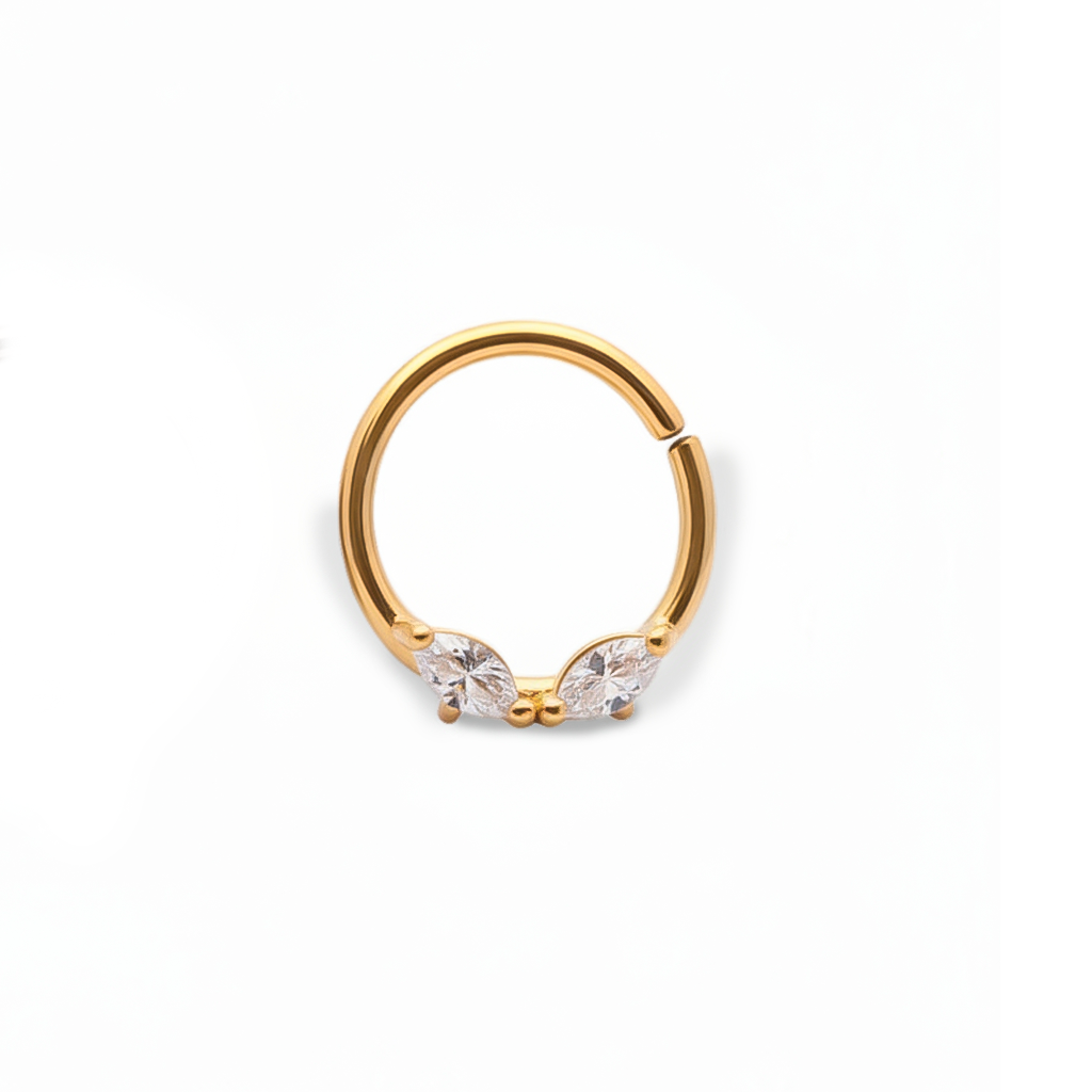 Marquise Crystal Bendable Ring 16g