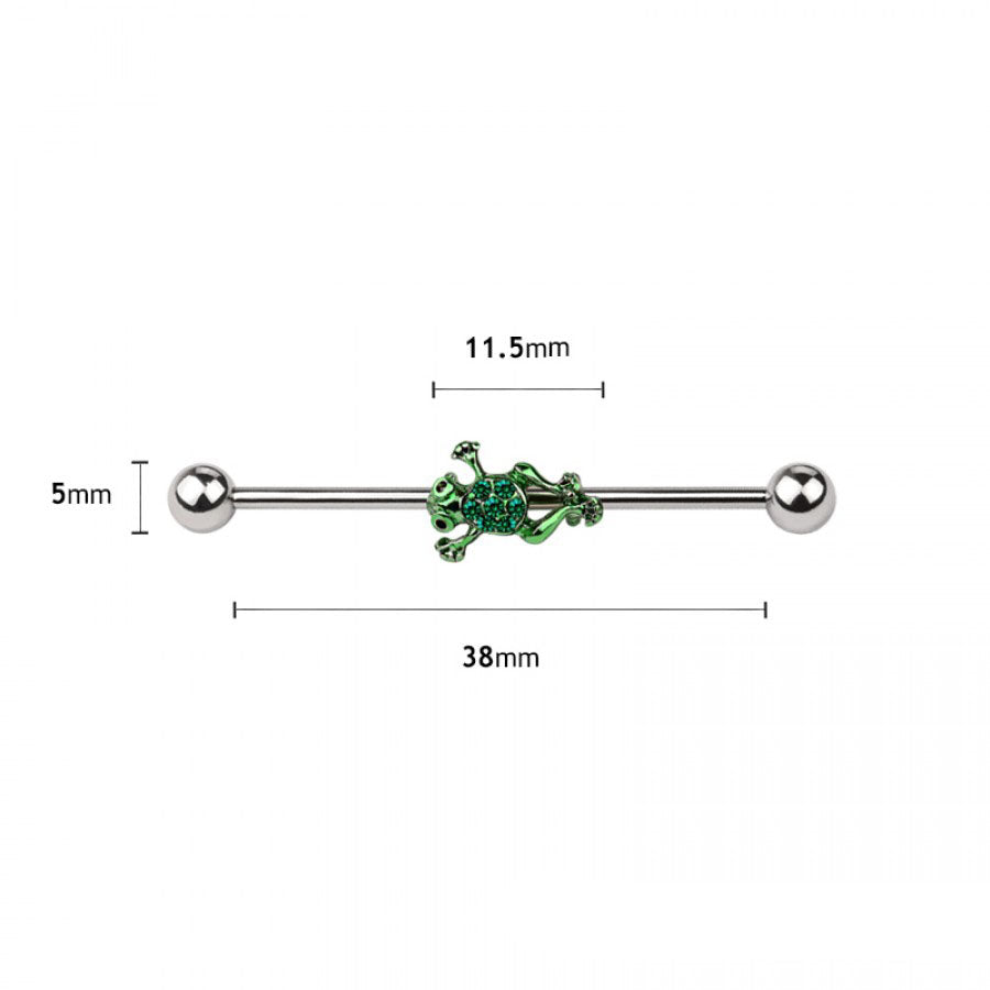 Froggie Fancy Industrial Barbell 14g