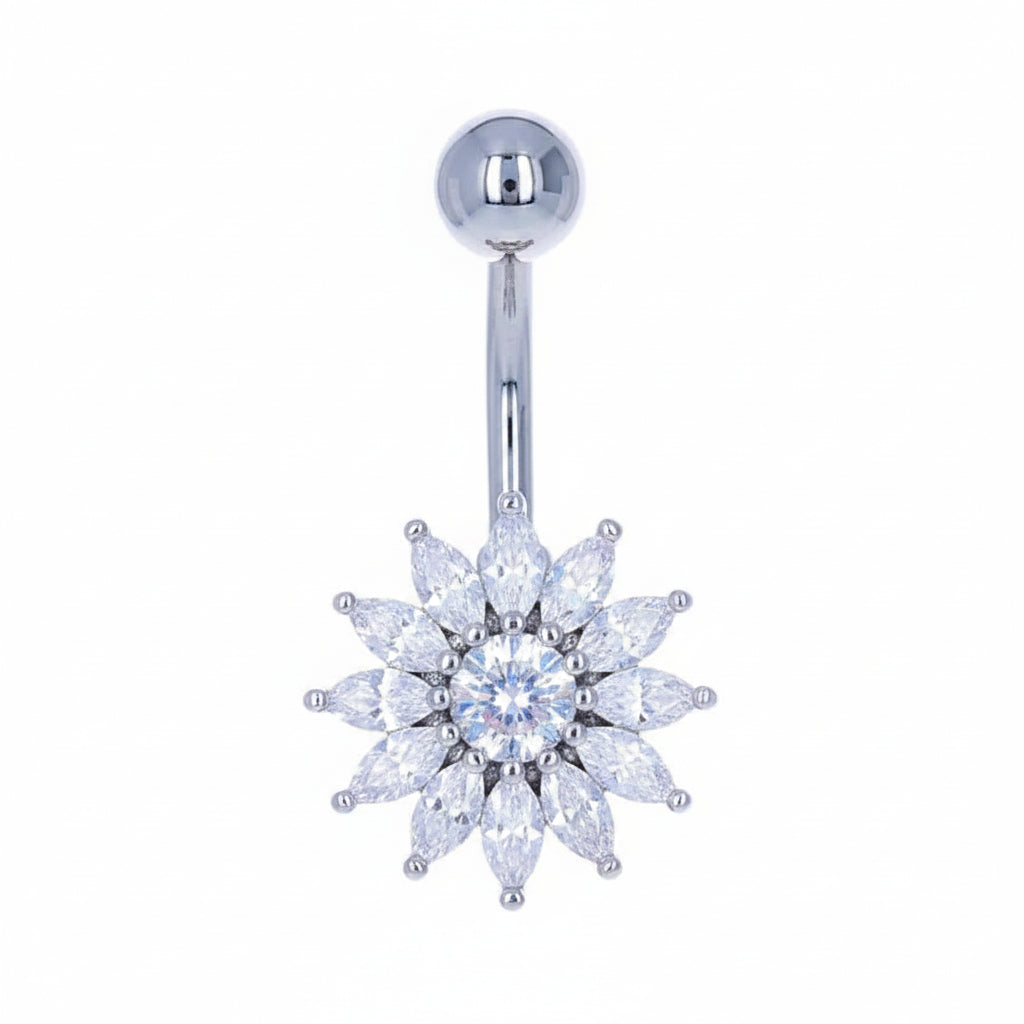 navel-belly-barbell-surgical-steel-fancy-stud-flower-claw-set-clear