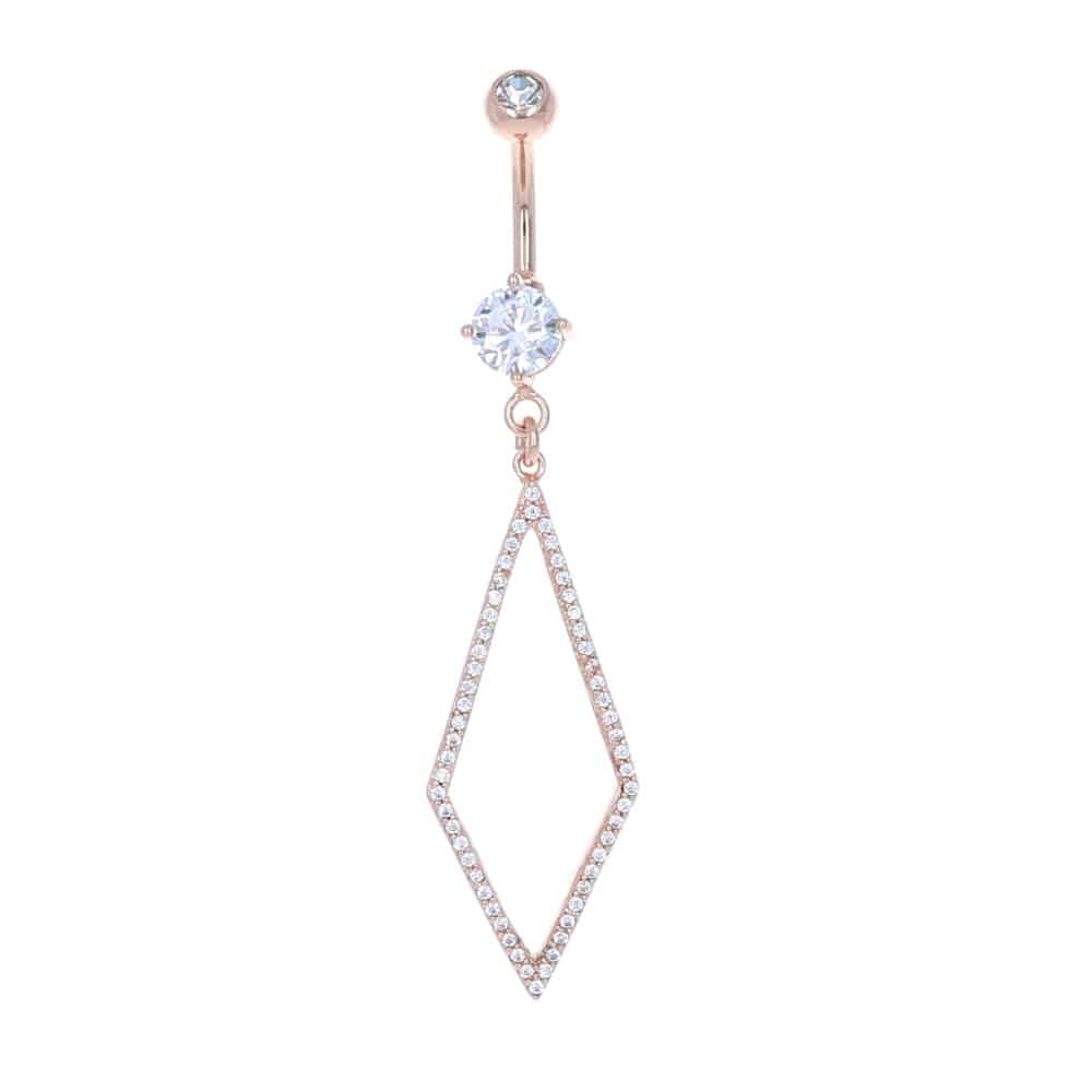 navel-belly-curved-barbell-dangle-tassel-surgical-steel-ion-plated-rose-gold-blackline-diamond-outline-jewelled-rgd