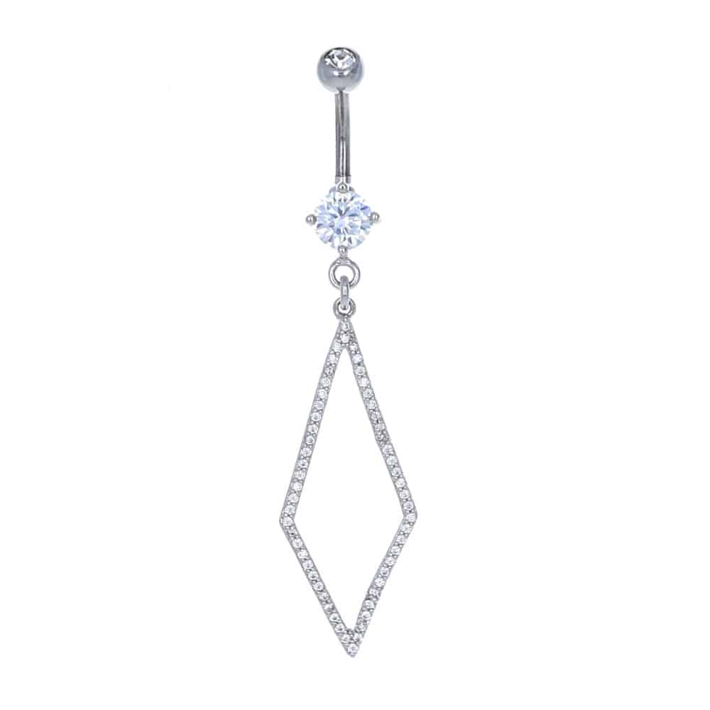 navel-belly-curved-barbell-dangle-tassel-surgical-steel-ion-plated-rose-gold-blackline-diamond-outline-jewelled-ss