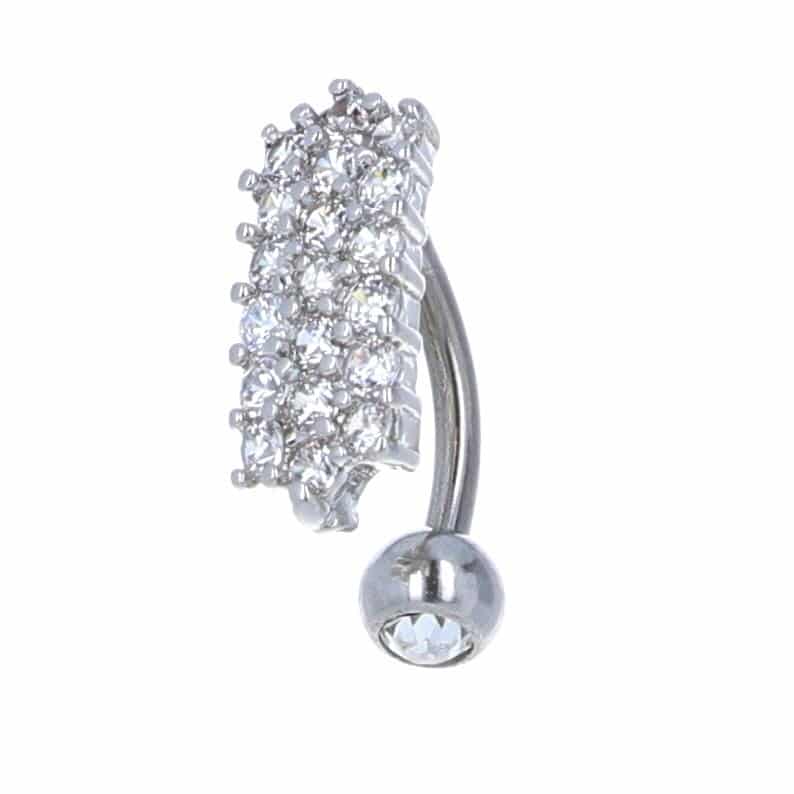 navel-belly-curved-barbell-inverted-top-hanging-surgical-steel-rose-gold-plated-titanium-multi-claw-set-jewels-shield-ss