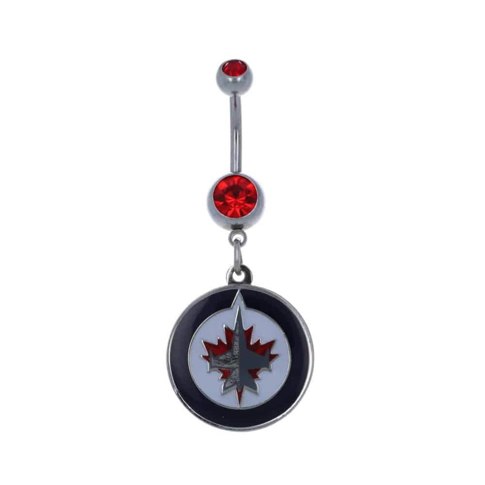 navel-belly-stud-curved-barbell-dangle-tassel-surgical-nhl-winnipeg-jets
