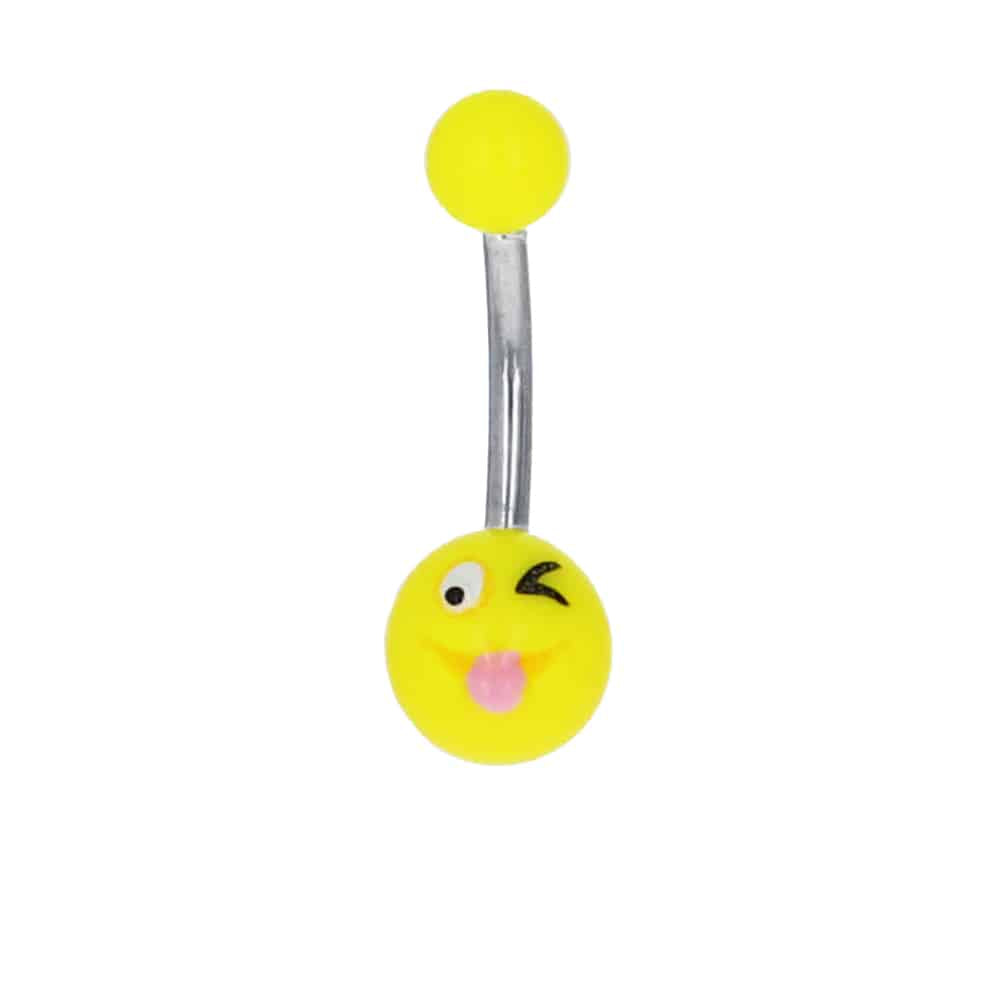 navel-belly-stud-curved-barbell-surgical-steel-lucite-acrylic-emoji (1)