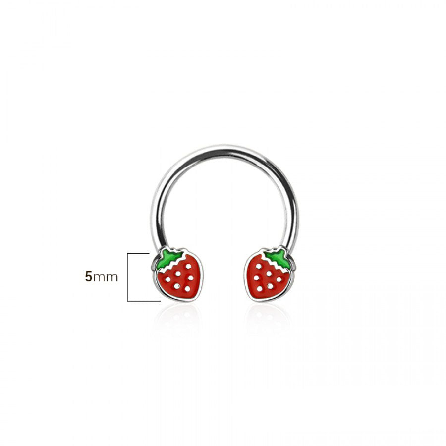 Strawberry Circular Barbell 16g