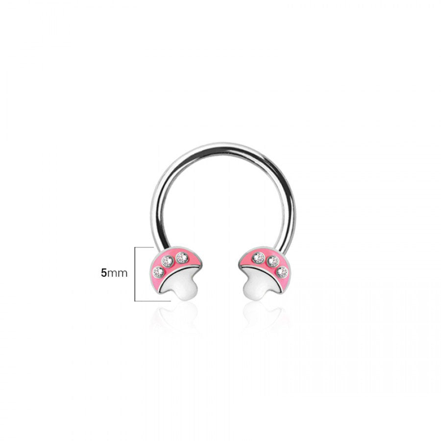 Mushroom Circular Barbell 16g