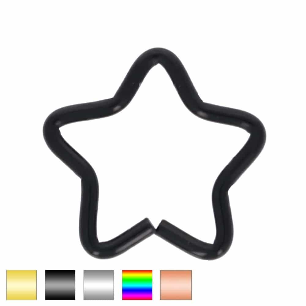 seamless-bendable-ring-piercing-hoop-anodized-titanium-surgical-steel-ear-septum-daith-cartilage-star-shaped