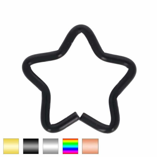 seamless-bendable-ring-piercing-hoop-anodized-titanium-surgical-steel-ear-septum-daith-cartilage-star-shaped